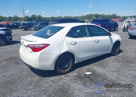 2014 Toyota Corolla Le Eco из США, поврежденный, VIN 5YFBPRHEXEP163583